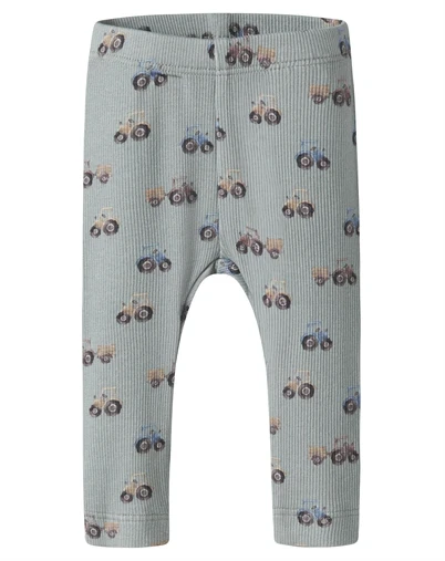Name it - NBMLudwig Long Leggings - Green Milieu